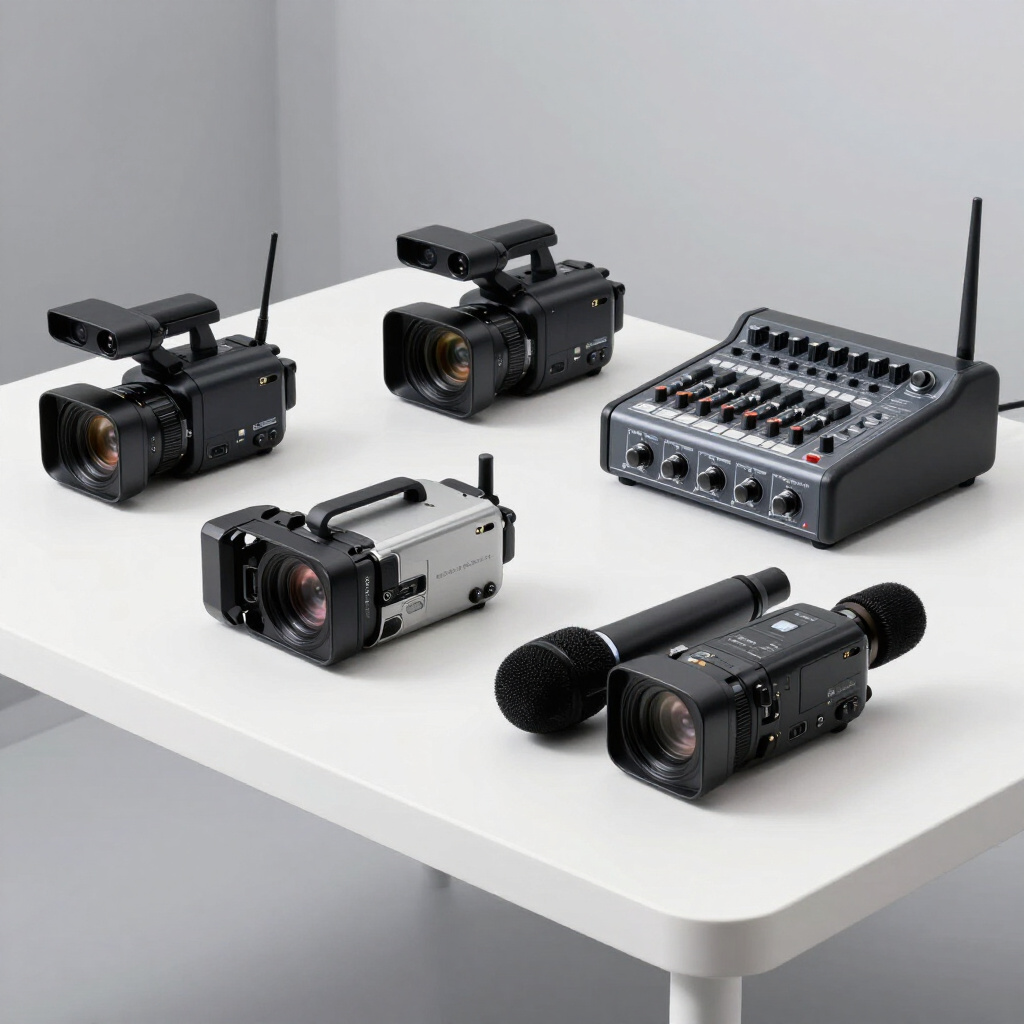 Audio and video equipment available for rental